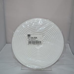 Rejilla circular plana de plástico. Blanco alpino - EGi H13A/BA